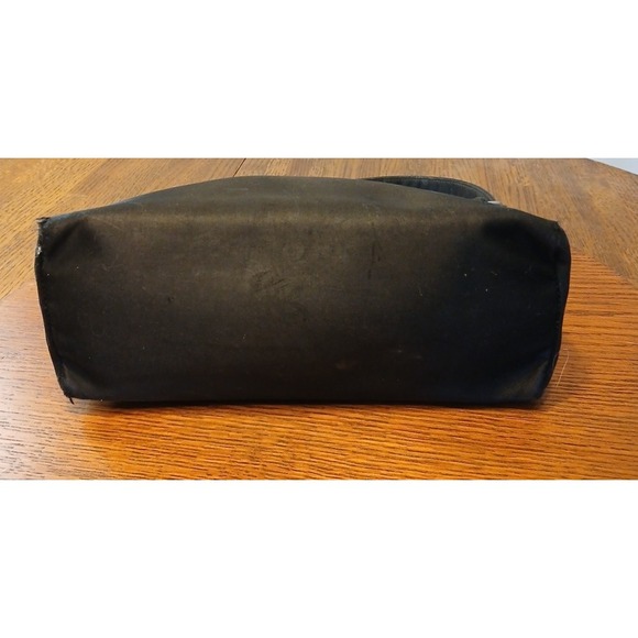 Kate Spade Black Fabric Shoulder Bag Top Zip Classic Minimalist Chic - Picture 5 of 11